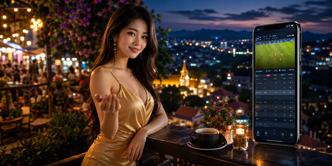 Người dùng chơi casino jackpot trên điện thoại tại quán cà phê Đà Lạt